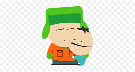 Hugging Kyle Broflovski Sticker - Hugging Kyle Broflovski Kyle And Ike ...