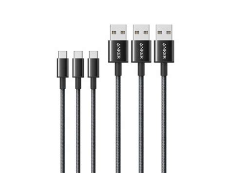 Anker Premium Nylon USB-C to USB-A Cables (3-Pack, 6ft) | Gadget Hacks