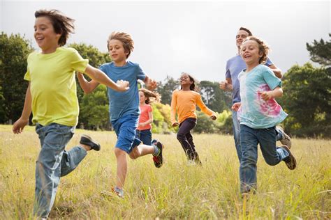 Children Playing Outside