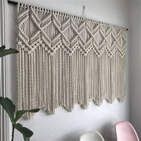 diy macrame wall hanging Macrame PATTERN Written PDF and Knot Guide ...