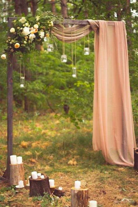 25 Chic and Easy Rustic Wedding Arch/Altar Ideas for DIY Brides ...