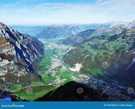 The Town of Nestal and the Settlement of Riedern in the Alpine Valley ...