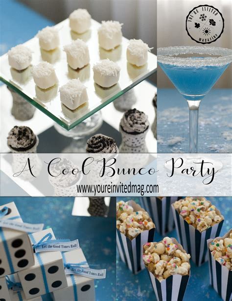 A Cool Bunco Party – You're Invited Enterprises