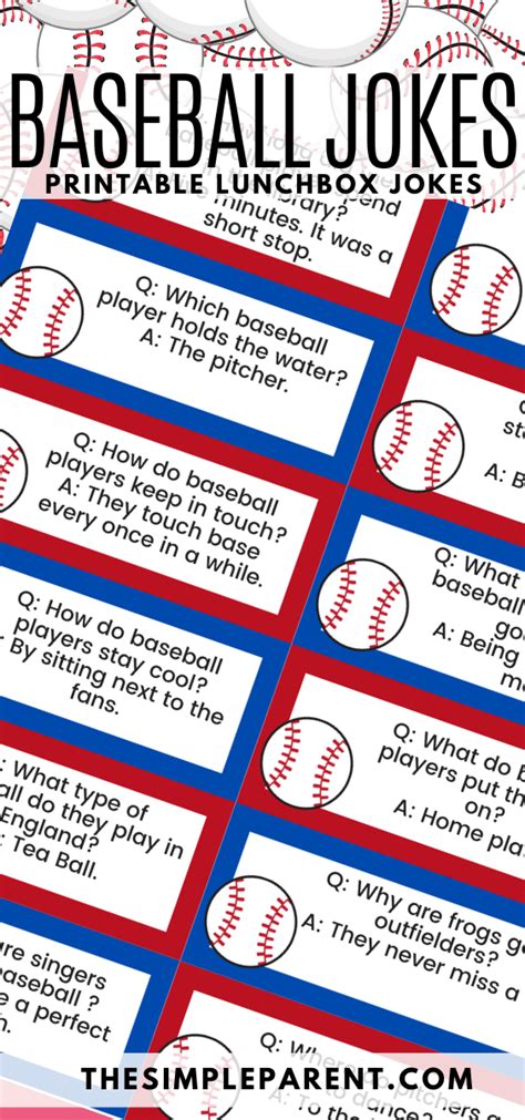 Baseball Jokes for Kids (With FREE printable jokes!)