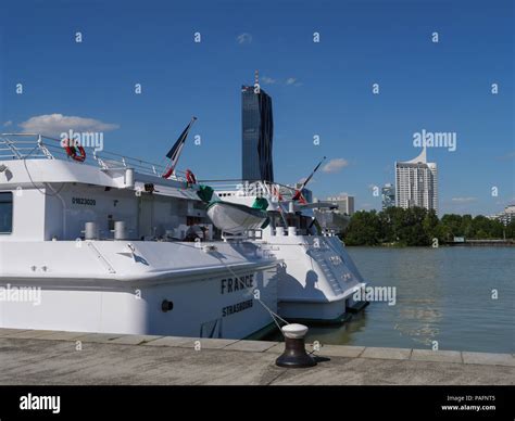 vienna and the danube Stock Photo - Alamy