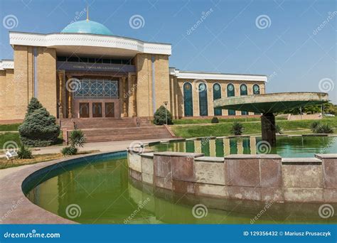 TASHKENT, UZBEKISTAN - AUGUST 22, 2018: Modern Architecture in T ...