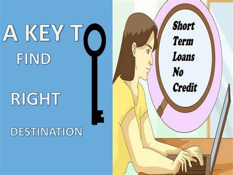 Short Term Loans No Credit Check- Best Process For Your Monetary Cris…