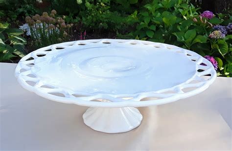 Milk Glass Cake Stands - Royal Table Settings – Royal Table Settings, LLC