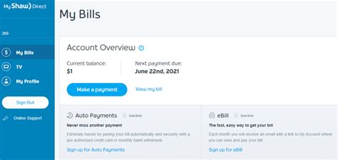 Shaw Direct: Setting up Pre-Authorized Payments