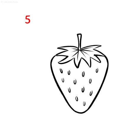 Strawberry Drawing How to draw a Strawberry