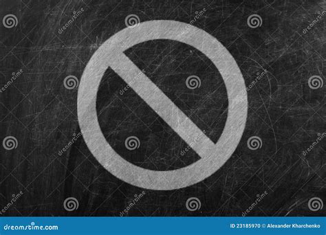 Prohibited symbol stock photo. Image of pattern, debar - 23185970