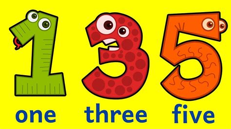 LEARN NUMBERS 1 to 10 with Spelling - 1 to 10 Number Words for Kids - YouTube