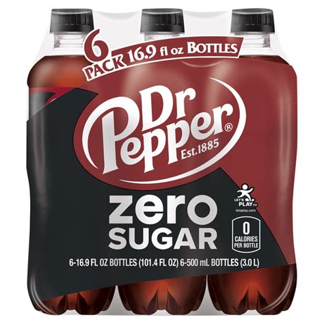 Save on Dr Pepper Zero Sugar Soda - 6 pk Order Online Delivery | Giant