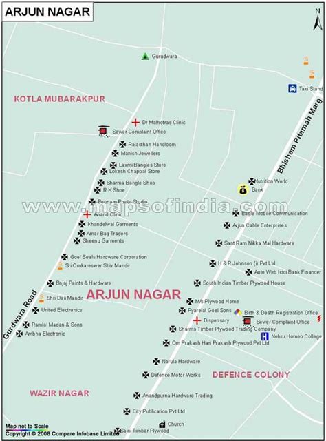 Arjun Nagar Map