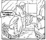 Jesus In The Tomb Coloring Page sketch template
