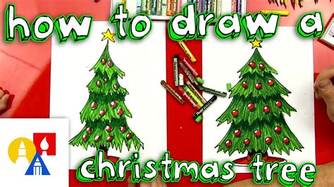 How To Draw A Christmas Tree | Christmas tree, Videos de peinados faciles, Peinados para poco pelo