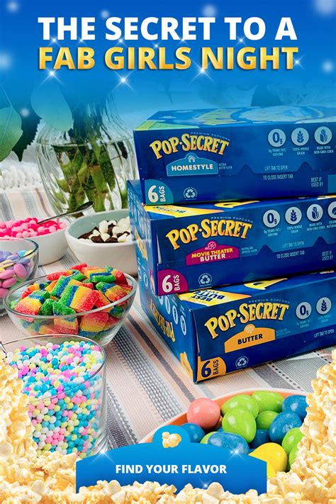 Girls Night with Pop Secret | Fun snacks for kids, Fun snacks, Junk food snacks