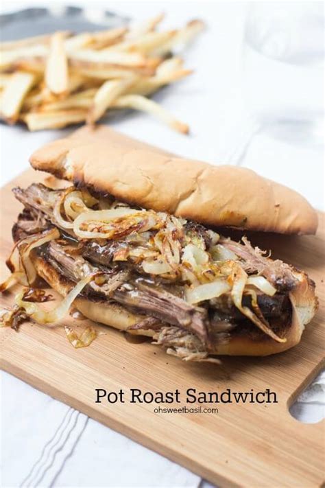 Pot Roast Sandwich | Oh Sweet Basil