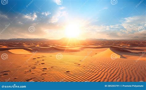 Desert Dubai United Arab Emirates Beautiful Sky in the Morning Sunrise ...