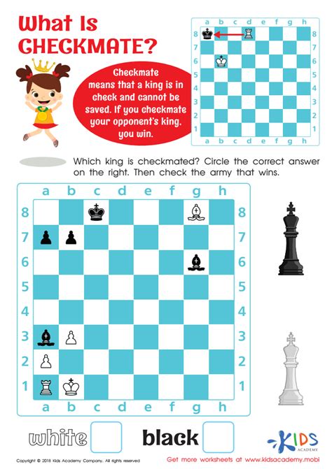 Free Chess Worksheets & Puzzles