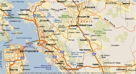 Map of Moraga