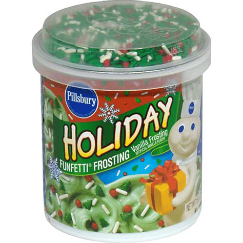 Pillsbury Funfetti Frosting, Vanilla, Holiday | Shop | Harter House