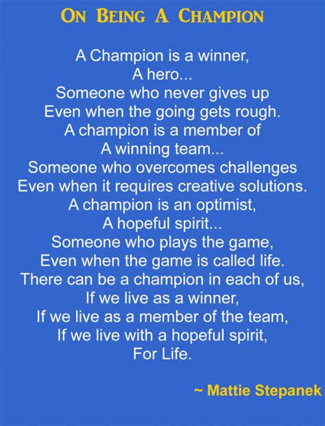 Sports Quotes About Champions. QuotesGram