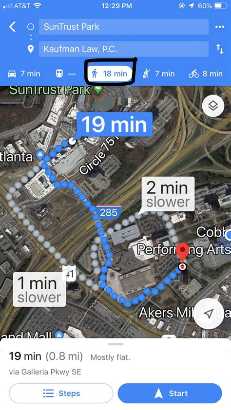 How To Find The Perfect Walking Route With Google Maps | Kaufman Law