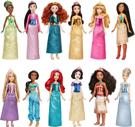 Disney Princess Royal Collection, 12 poupées Royal Shimmer Fashion avec ...