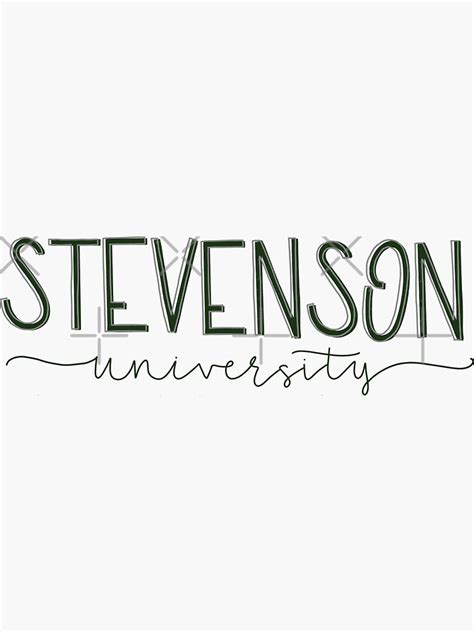 "Stevenson University " Sticker for Sale by kcox96 | Redbubble