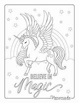 93 Magical Unicorn Coloring Pages For Kids & Adults sketch template
