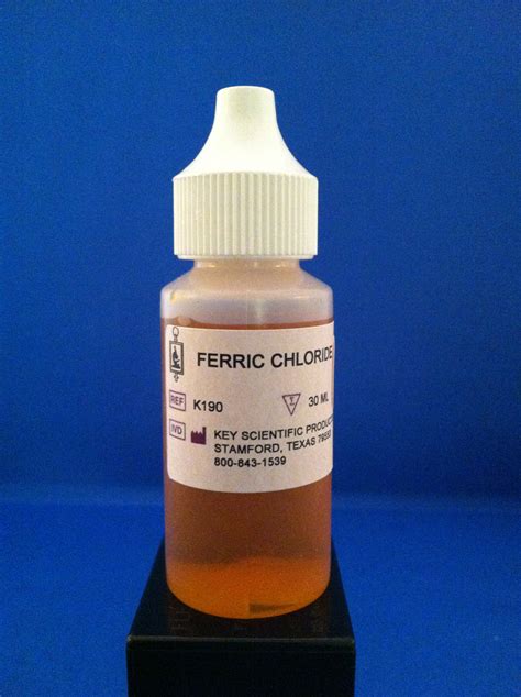 FERRIC CHLORIDE SOLUTION-3OmL :: Rapid Identification Tests / Bacteria ...