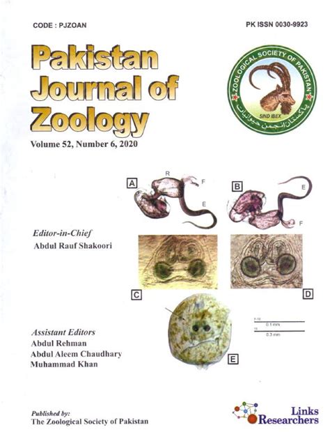 Journals for Free - Journal detail: Pakistan Journal of Zoology