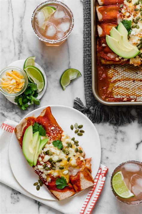 weeknight chicken enchiladas - plays well with butter