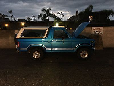 1986 Ford Bronco Xlt Lifted