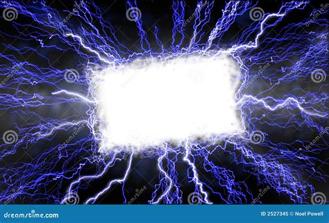 Lightning Text Box stock illustration. Illustration of frame - 2527345