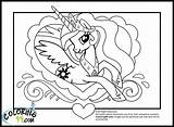 My Little Pony Princess Celestia Coloring Pages  Team Colors sketch template