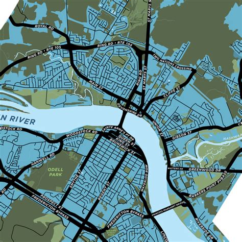 Fredericton Map Print – Jelly Brothers