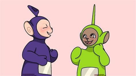 ★Isabelle★’s Instagram profile post: “Tinky Winky and Dipsy :> 💜💚 #teletubbies #slendytubbies ...