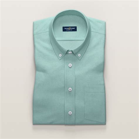 Light green short-sleeved shirt | Tailor Store®