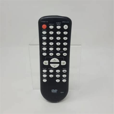 MAGNAVOX SYLVANIA DVD Video Remote Control Model NB091 Black Tested Working OEM $5.99 - PicClick