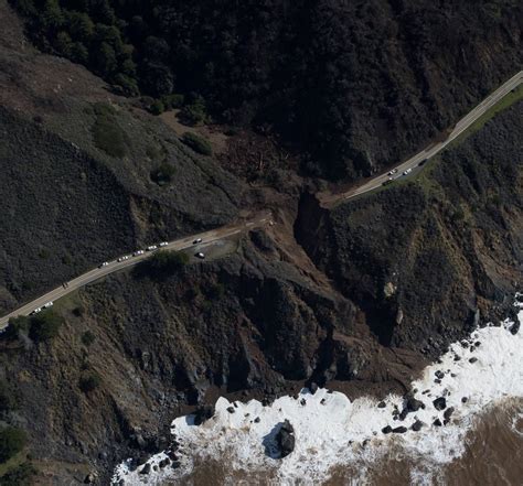 Big Sur mudslide destroys Highway 1, closes road at Rat Creek | San Luis Obispo Tribune