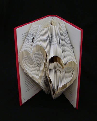 Folded Book Art Heart - Rhymes With Magic: Be Still My Heart - Pattern! : I've done many books ...