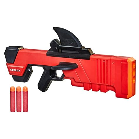 Nerf Roblox MM2: Shark Seeker Dart Blaster, 3 Nerf Mega Darts, Unlock ...