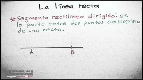 Concepto de línea recta - YouTube