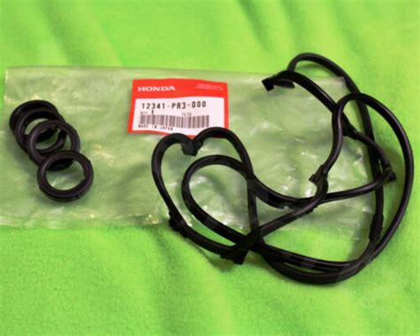 BRAND NEW OEM HONDA VALVE COVER GASKET & TUBE SEAL SET B-SERIES V-TEC ...