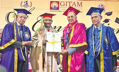 ISRO Chairman K Sivan receives Doctor of Science Honorary Doctorate