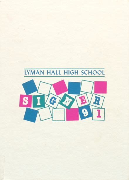 1991 Lyman Hall High School Yearbook - Classmates