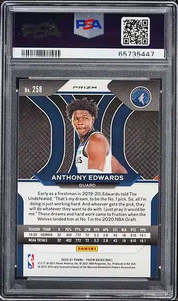 The Best Anthony Edwards Rookie Cards with Recent Prices