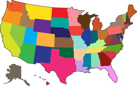 50 US States in Alphabetical Order: List of States in USA - Capitalize ...